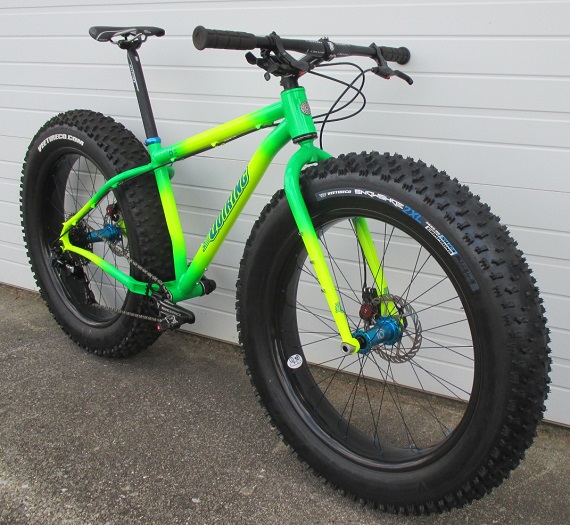 tentoonstelling Giraffe motief Triple B Fatbike - Quiring Cycles